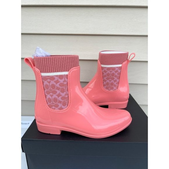 Coach Rain booties - Taffy - Picture 1 of 7